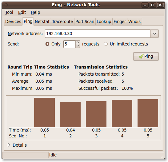 Ping Self - Network Tools