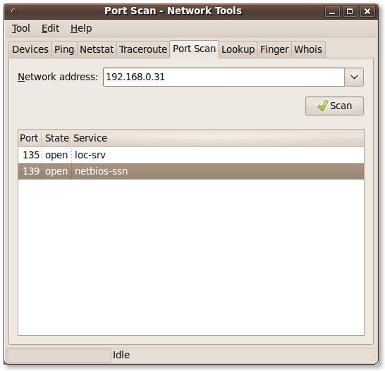 Port Scan Windows - Network Tools